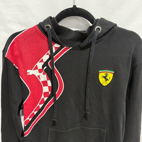 Puma Ferrari Scuderia Hoodie Medium Racing Streetwear Motorsport Athleisure F1 - Picture 4 of 16